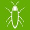 Cockroach icon green