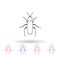 Cockroach multi color icon. Simple thin line, outline  of insect icons for ui and ux, website or mobile application