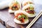 cocktail bao buns for a party appetizer