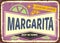 Cocktail bar retro sign design for Margaritas