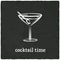 Cocktail black old background