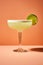 Cocktail Closeup: Princess Glass, Lime Slice, Promotional Frostb