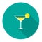 Cocktail glass. Vector. icon. food.Beer or alcoholic beverages. Drink illustrations.