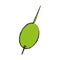 Cocktail olive isolated icon