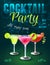 Cocktail party poster