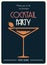 Cocktail retro poster