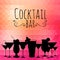 Cocktail triangle background