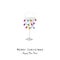 Cocktails party. New year evening. Happy new year greeting card. Wine glass with colorful light bulb