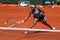 Coco Gauff of United States in action during women round 3 match against Mirra Andreeva of Russia at 2023 Roland Garros