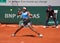 Coco Gauff of United States in action during women round 3 match against Mirra Andreeva of Russia at 2023 Roland Garros