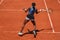 Coco Gauff of United States in action during women round 3 match against Mirra Andreeva of Russia at 2023 Roland Garros