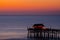 Cocoa Beach Florida Pier with Beautiful Sunset