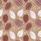 Cocoa chilli color doodle pattern