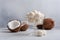 Coconut balls, raw and healthy sugar free candies