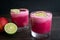 Coconut Blood Orange Margaritas with Garnish