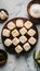 Coconut burfi on white background, a beloved Indian sweet