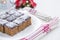 Coconut cubes for New Year\'a Day