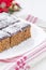 Coconut cubes for New Year\'a Day