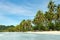 Coconut Island landscape of tropical beach