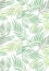 Coconut Leaf Art Seamless Pattern