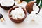 Coconut natural spa ingredients