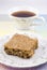 Coconut Pecan Blondie with Tea