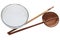 Coconut Shell Ladle and Bamboo Stick