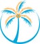 Coconut tree logo