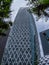 Cocoon Tower called Tokyo Mode Gakuen - famous building in the city - TOKYO, JAPAN - JUNE 17, 2018