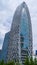 Cocoon Tower called Tokyo Mode Gakuen - famous building in the city - TOKYO, JAPAN - JUNE 17, 2018