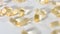 Cod fish liver oil yellow tablets dolly-shot