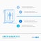 Code, edit, editor, language, program Infographics Template for Website and Presentation. Line Blue icon infographic style vector
