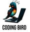 Coding Bird Logo Vector File