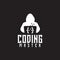 Coding programmer website company logo design