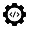 Coding setting glyphs icon