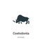 Coelodonta vector icon on white background. Flat vector coelodonta icon symbol sign from modern animals collection for mobile