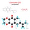 Coenzyme Q10. Chemical structural formula