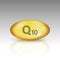 Coenzyme Q10. vitamin drop pill