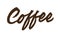 Cofee vector lettering