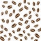 Coffe beans background