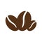 Coffe beans icon - vector