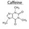 Coffe Guaiacol aromatic molecule. Vector