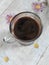 Coffe time with original black coffee