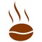 Coffee Aroma Flat Icon Raster