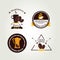 Coffee badge,label, icon menu.