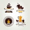 Coffee badge,label, icon menu.