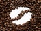 Coffee bean in coffee beans