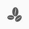Coffee bean icon, coffee, beverage, drink, caffeine