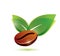 Coffee bean natural, icon