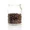 Coffee beans in a cristal jar